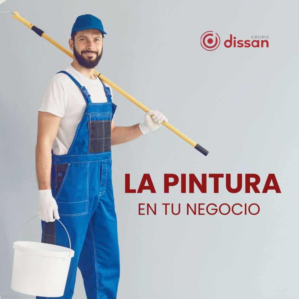 Pintura en local comercial para reforzar imagen de marca